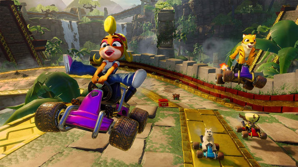 Игра Crash Team Racing Nitro-Fueled для Nintendo Switch, картридж в Липецке