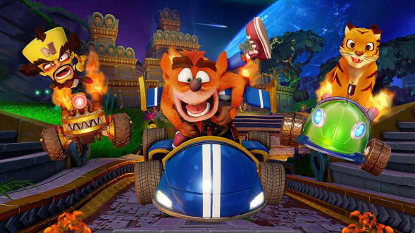 Игра Crash Team Racing Nitro-Fueled для Nintendo Switch, картридж в Липецке