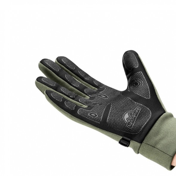 Перчатки сенсорные спортивные Naturehike Outdoor Full Touch GL10 (серый, L) в Липецке