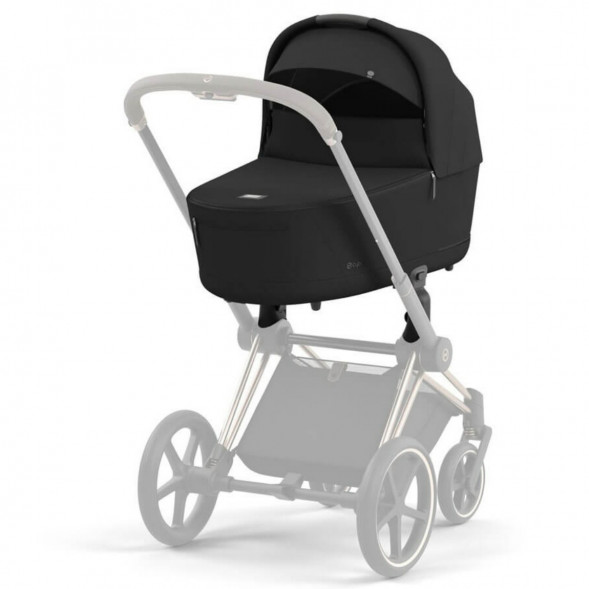 Коляска 2 в 1 Cybex Priam IV Sepia Black, шасси Rosegold в Липецке