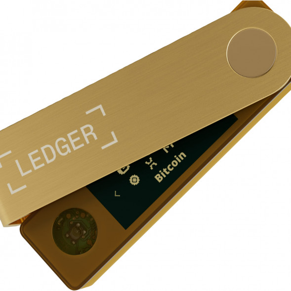 Аппаратный криптокошелек Ledger Nano X, Gold в Липецке