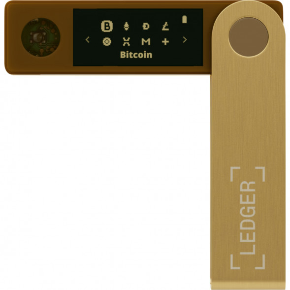 Аппаратный криптокошелек Ledger Nano X, Gold в Липецке