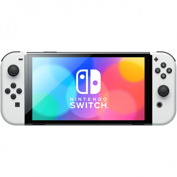Игровая приставка Nintendo Switch OLED 64 ГБ, белый  в Липецке
