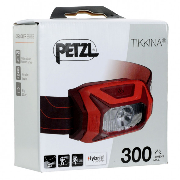 Налобный фонарь Petzl Tikkina E060AA03, красный в Липецке