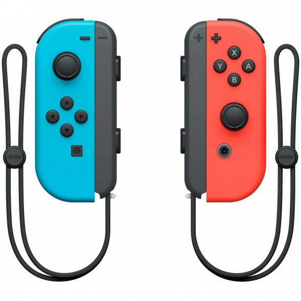 Игровая приставка Nintendo Switch OLED 64 ГБ, неоновый синий/неоновый красный в Липецке