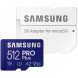 Карта памяти micro SDXC 512Gb Samsung PRO Plus U3 A2 V30 180/130MB/s в Липецке