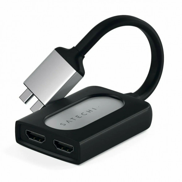 Адаптер Satechi USB-C Dual 4K HDMI Adapter (2xHDMI, USB Type-C) в Липецке