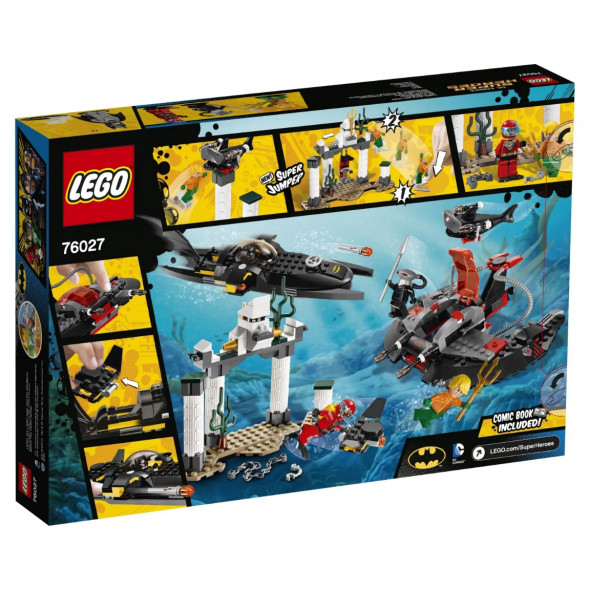 Конструктор LEGO Super Heroes 76027 Глубоководная атака Черного Манта в Липецке