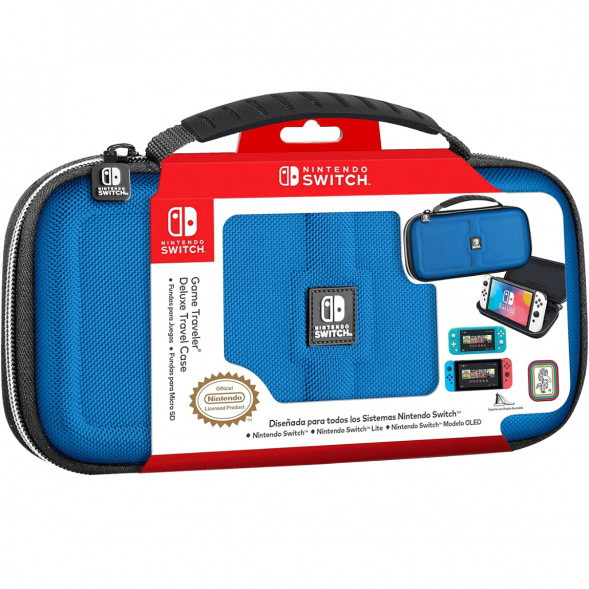 Чехол BIG BEN Deluxe для Nintendo Switch/OLED/Lite, синий в Липецке