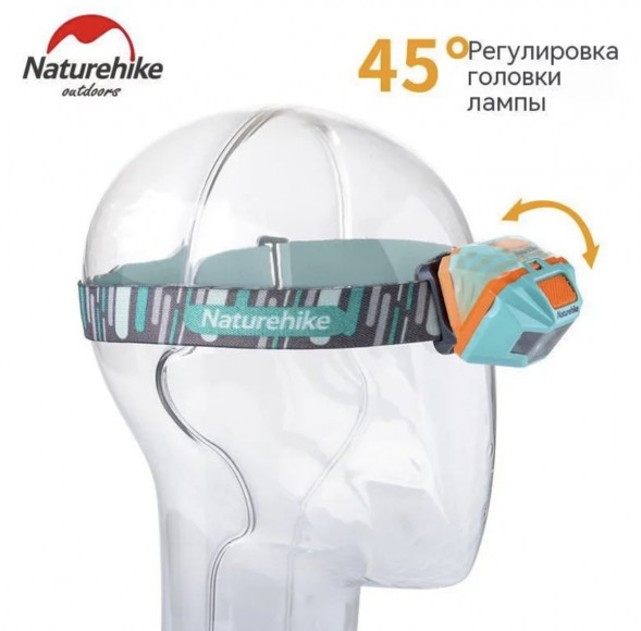 Налобный фонарь Naturehike TD-02, голубой в Липецке