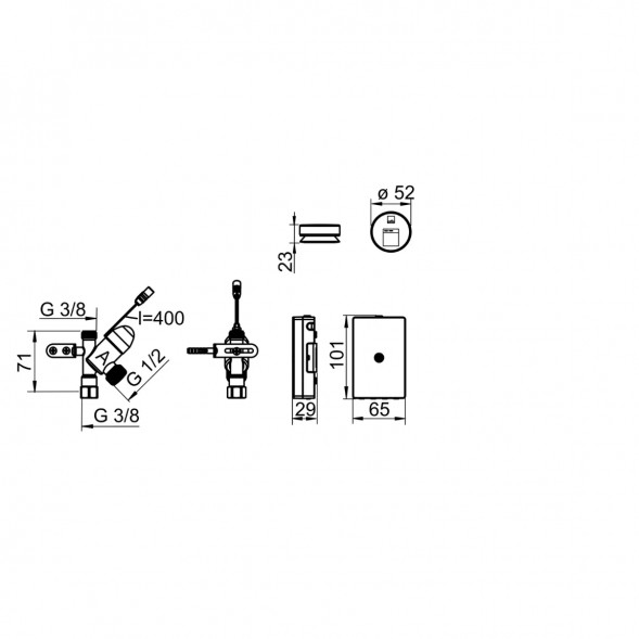 Электронный клапан для стиральной или посудомоечной машины Oras (272100) в Липецке