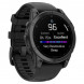 Умные часы Garmin Fenix E 47мм Amoled Slate Grey Steel с чёрным силиконовым ремешком 010-03025-01 в Липецке