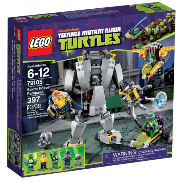 Конструктор LEGO Teenage Mutant Ninja Turtle 79105 Нападение робота Бакстера в Липецке
