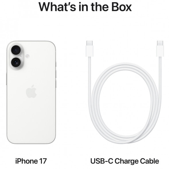 Смартфон Apple iPhone 17 512GB eSim, White в Липецке