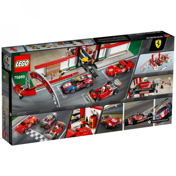 Конструктор LEGO Speed Champions 75889 Гараж Ferrari в Липецке