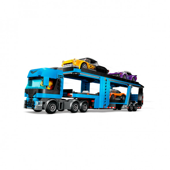 Конструктор LEGO City 60408 Грузовик-автовоз со спортивными автомобилями в Липецке