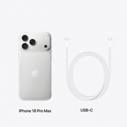Смартфон Apple iPhone 18 Pro Max 256GB (SIM + eSIM), Silver