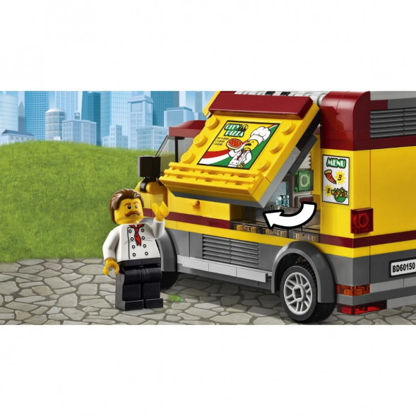 Конструктор LEGO City Great Vehicles 60150 Фургон-пиццерия в Липецке