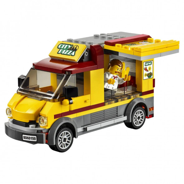 Конструктор LEGO City Great Vehicles 60150 Фургон-пиццерия в Липецке