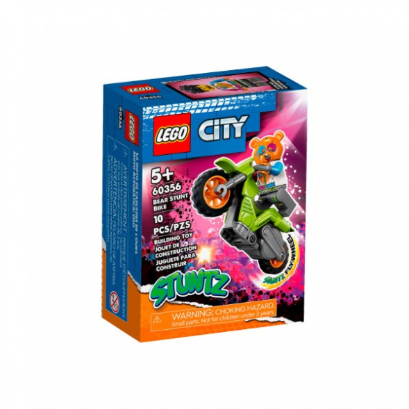 Конструктор LEGO City 60356 Трюковый мотоцикл медведя в Липецке