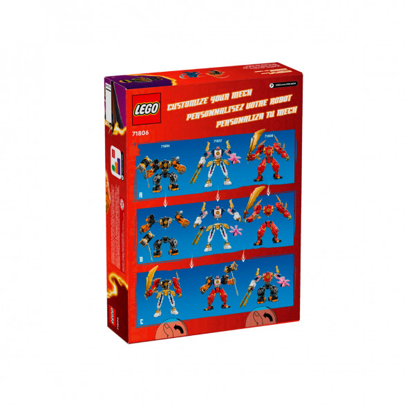 Конструктор LEGO Ninjago 71806 Элементальный земной робот Коула в Липецке