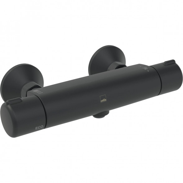 Термостатический смеситель для душа Oras Nova (7460-33), матовый чёрный в Липецке