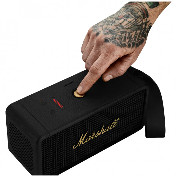 Портативная акустика Marshall Middleton, 60 Вт, черный и латунный в Липецке