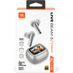 Беспроводные наушники JBL Live Beam 3, Silver