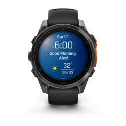 Умные часы Garmin Fenix 8, 47mm, Slate Gray 010-02904-00