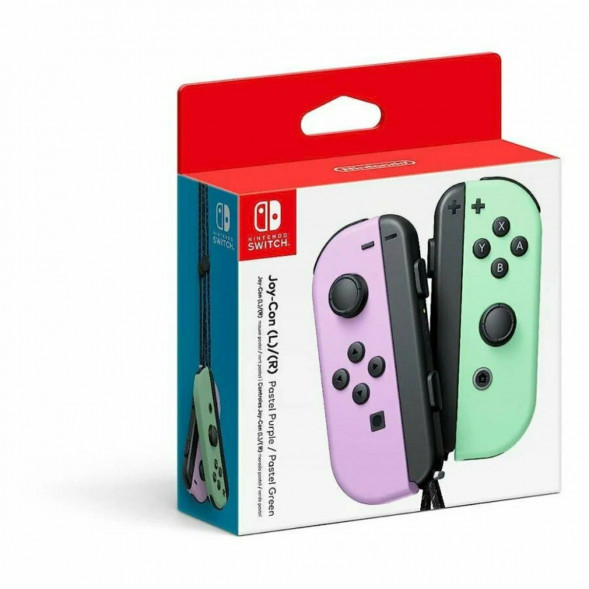 Геймпад Nintendo Switch Joy-Con controllers Duo, пастельный пурпурный / пастельный зеленый в Липецке