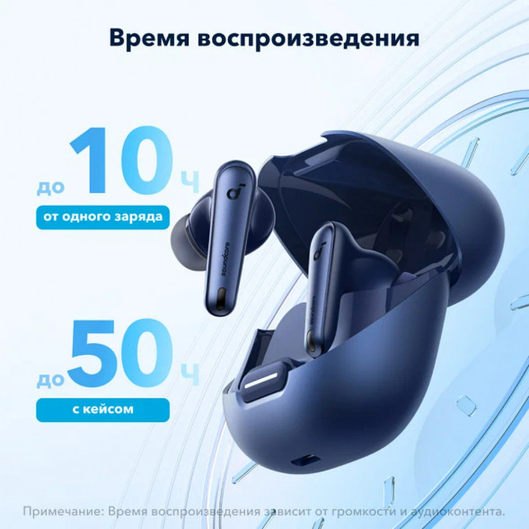 Беспроводные наушники Anker Soundcore Liberty 4 NC, Blue в Липецке