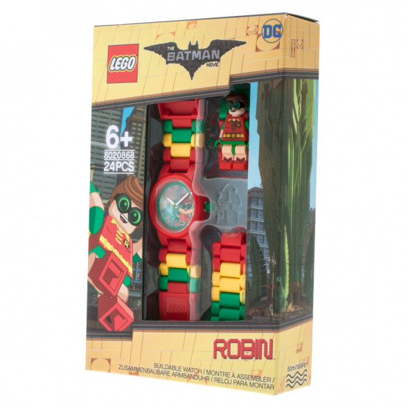 Часы LEGO Super Heroes 8020868 Batman Movie Робин с минифигуркой в Липецке