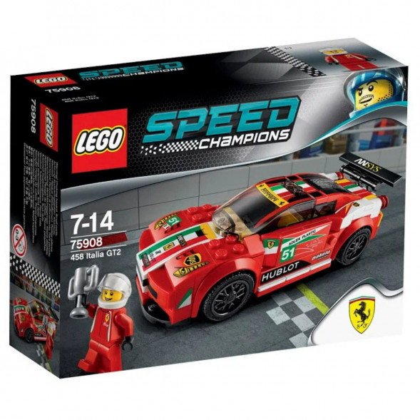 Конструктор LEGO Speed Champions 75908 Феррари 458 Италия GT2 в Липецке