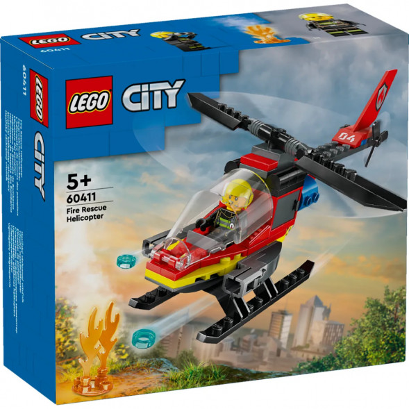 Конструктор LEGO City 60411 Пожарно-спасательный вертолет в Липецке