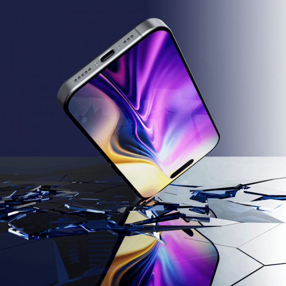 Закаленное стекло Graphene Rock Series 2.5D для iPhone 17 Pro в Липецке