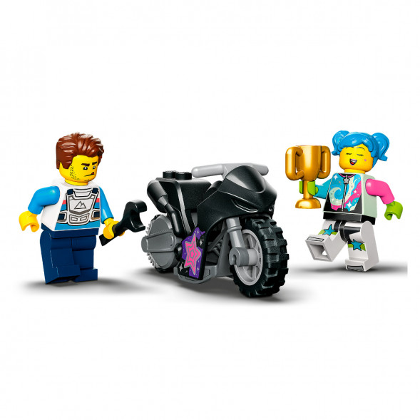 Конструктор LEGO City 60341 Трюковое испытание «Нокдаун» в Липецке