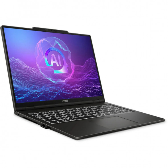 Ноутбук MSI VenturePro 16 AI A2HVEG-033XRU (16&amp;quot;, OLED, Intel Core Ultra 7 255H 2ГГц, 16 ядер, 16ГБ DDR5, 1ТБ SSD, NVIDIA GeForce RTX 4050 - 6 ГБ, FreeDOS), серый в Липецке