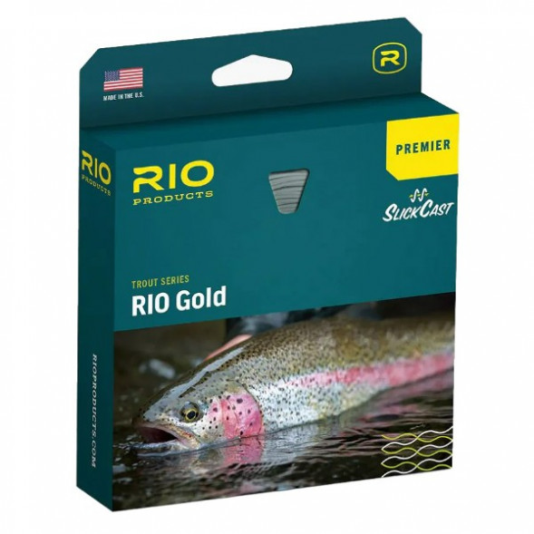 Леска RIO Premier Gold Floating Fly Line WF7F, мох/золото в Липецке