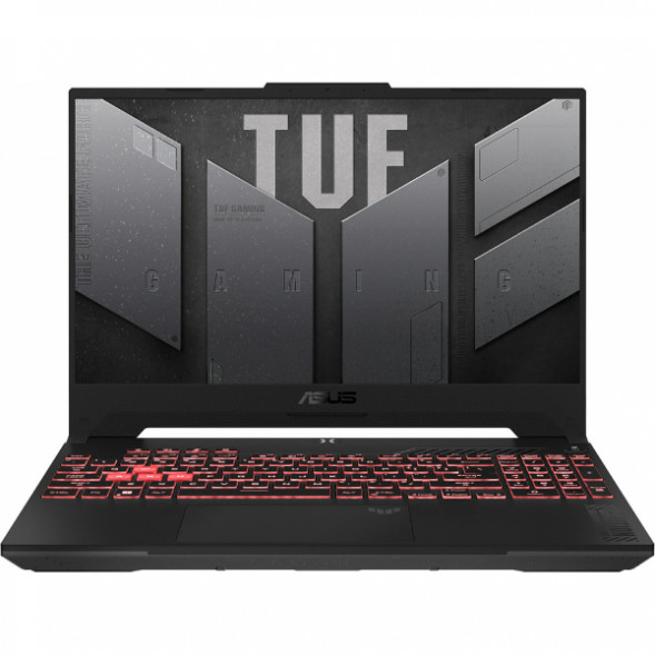 Ноутбук ASUS TUF Gaming 15 FA507NV-LP160 AMD Ryzen 5 7535HS, RAM 16 ГБ, SSD 512 ГБ, NVIDIA GeForce RTX 4060 для ноутбуков (8 Гб), Без системы, (90NR0E85-M00DT0), серый в Липецке