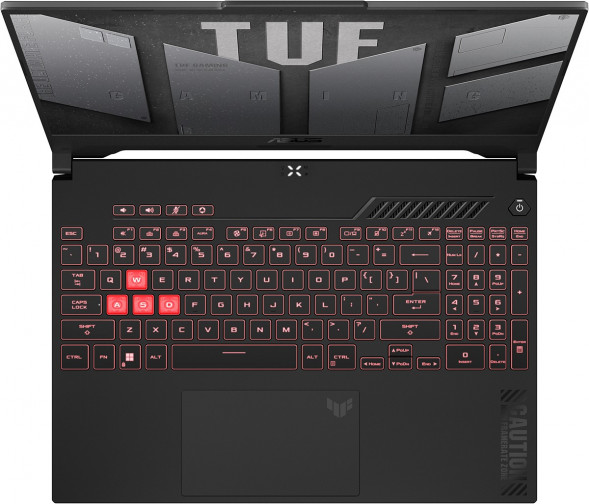 Ноутбук ASUS TUF Gaming 15 FA507NV-LP160 AMD Ryzen 5 7535HS, RAM 16 ГБ, SSD 512 ГБ, NVIDIA GeForce RTX 4060 для ноутбуков (8 Гб), Без системы, (90NR0E85-M00DT0), серый в Липецке