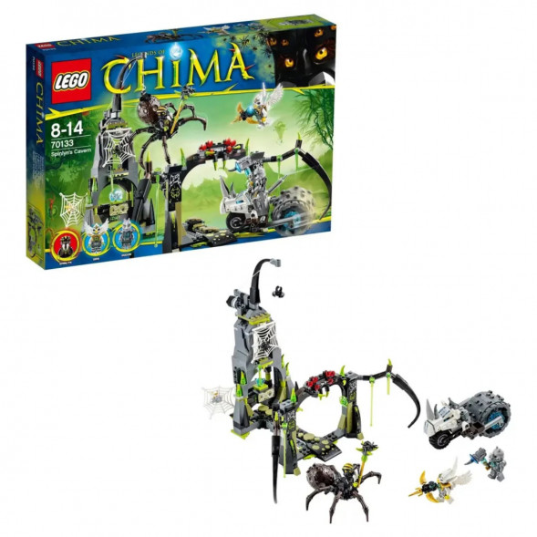 Конструктор LEGO Legends Of Chima 70133 Пещера Спинлина в Липецке