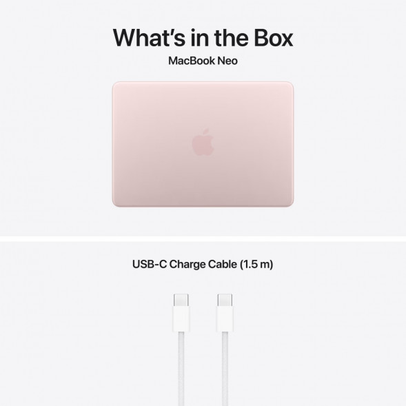 Ноутбук Apple MacBook Neo MHFH4 (A18 Pro 5-Core GPU, 8/256GB), Розовый/Blush в Липецке