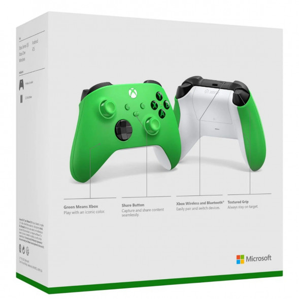 Геймпад Microsoft Xbox Series, velocity green в Липецке
