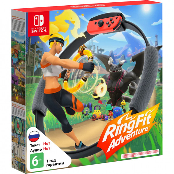 Ring Fit Adventure (Игра + контроллер Ring-Con + ремень на ногу Belt) [Nintendo Switch, английская версия] в Липецке