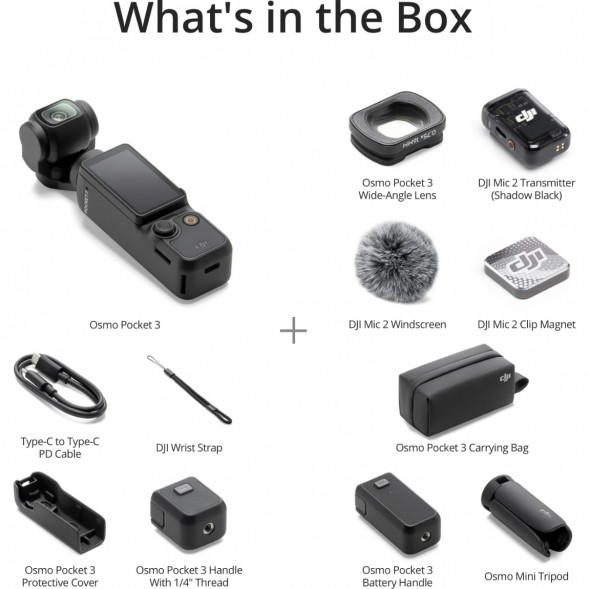 Экшн-камера DJI Osmo Pocket 3 Creator Combo в Липецке