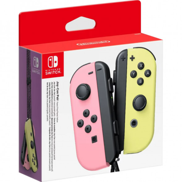 Геймпад Nintendo Switch Joy-Con controllers Duo, пастельный розовый / пастельный жёлтый в Липецке