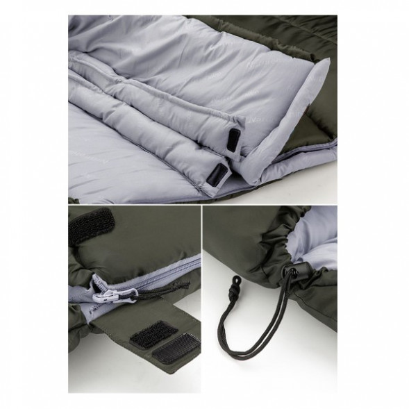 Спальный мешок Naturehike U350S (Правый), коричневый в Липецке