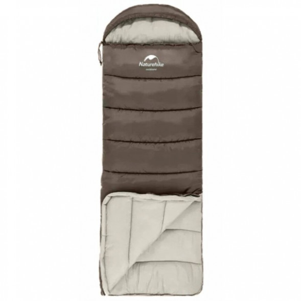 Спальный мешок Naturehike U350S (Правый), коричневый в Липецке