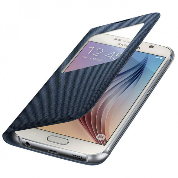 Чехол для Samsung Galaxy S6 S-View Cover (EF-CG920BBE), Black в Липецке