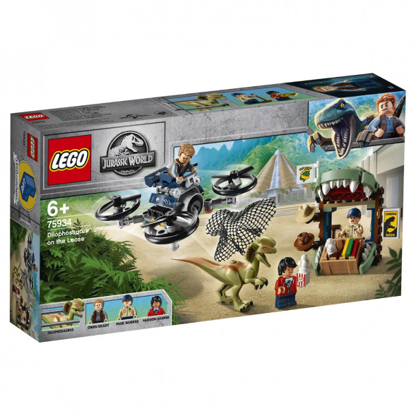 Конструктор LEGO Jurassic World 75934 Побег дилофозавра в Липецке